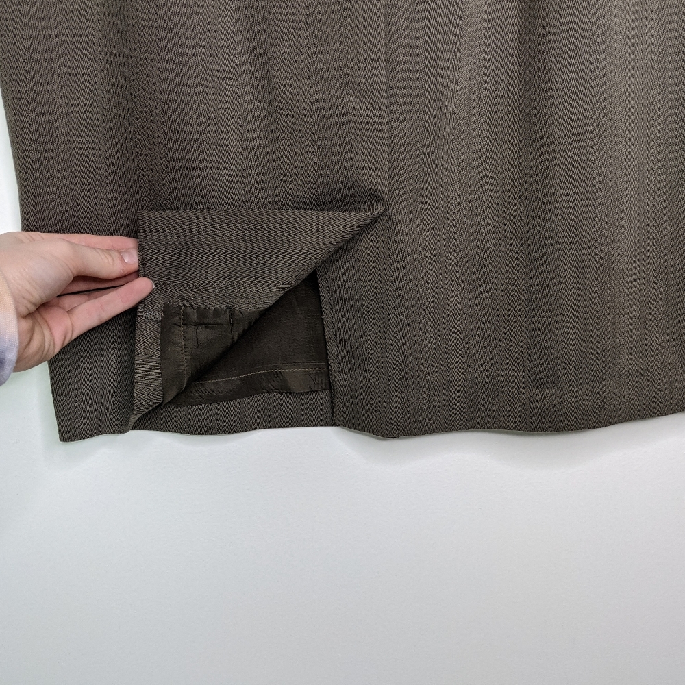 Giorgio Armani Gruppo GFT Wool Pencil Skirt - Picture 6 of 10